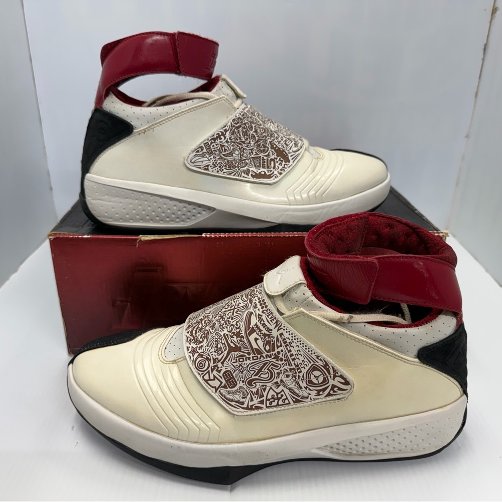 Jordan 20 OG White Laser 2005 Men’s Sneakers Size 10 310455-161